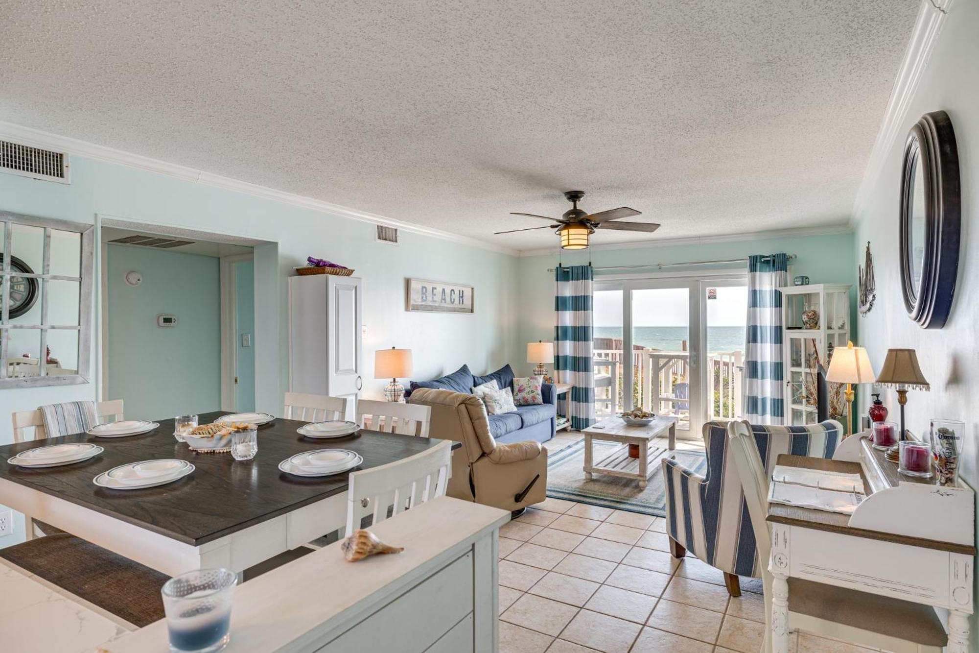 Steps To The Beach Oceanfront Condo With Lanai! North Topsail Beach Exteriér fotografie