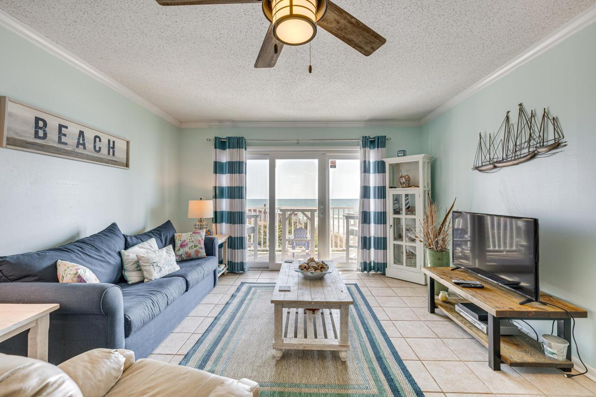 Steps To The Beach Oceanfront Condo With Lanai! North Topsail Beach Exteriér fotografie