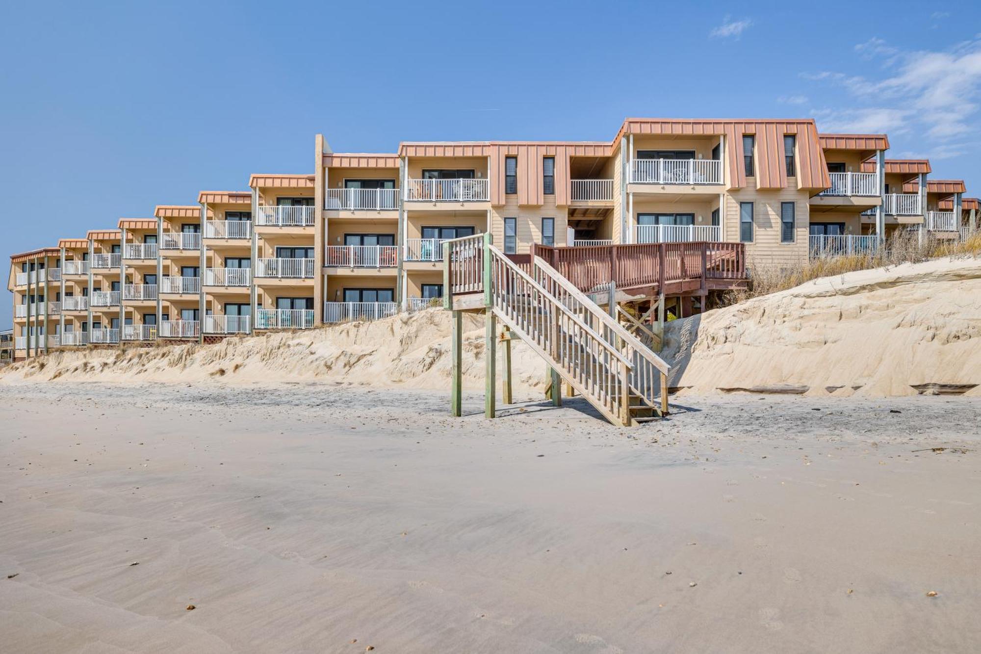 Steps To The Beach Oceanfront Condo With Lanai! North Topsail Beach Exteriér fotografie