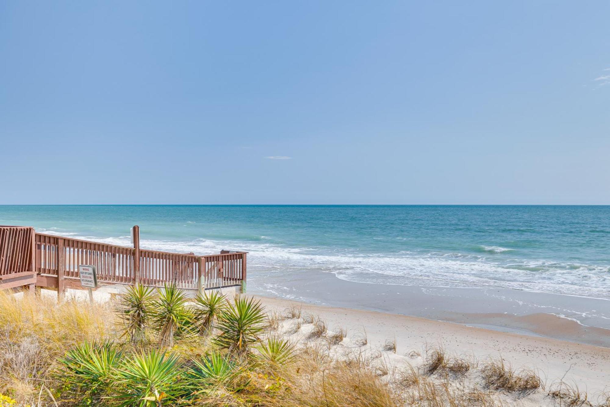 Steps To The Beach Oceanfront Condo With Lanai! North Topsail Beach Exteriér fotografie