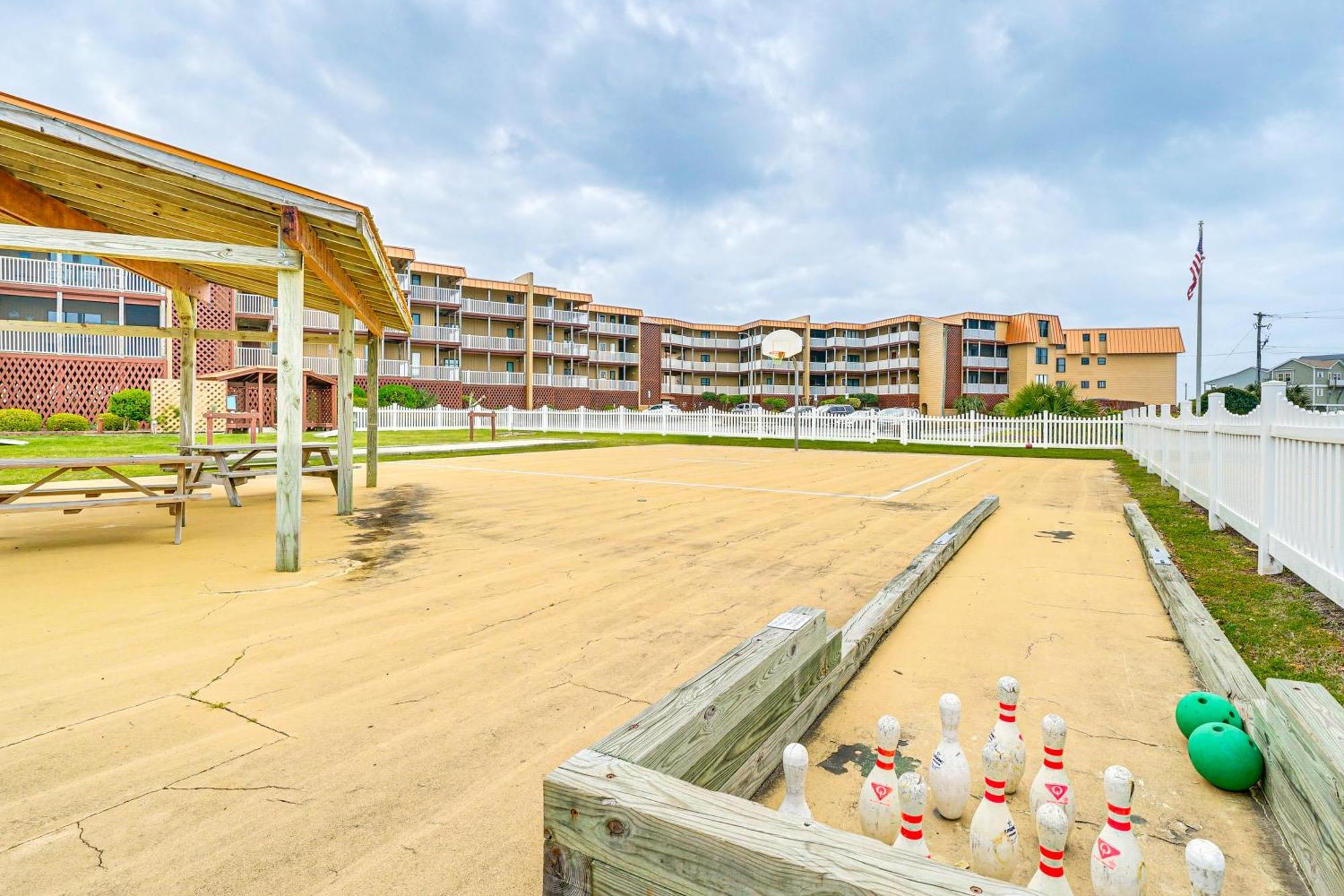 Steps To The Beach Oceanfront Condo With Lanai! North Topsail Beach Exteriér fotografie