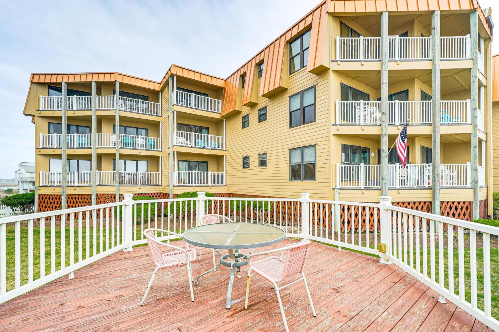 Steps To The Beach Oceanfront Condo With Lanai! North Topsail Beach Exteriér fotografie