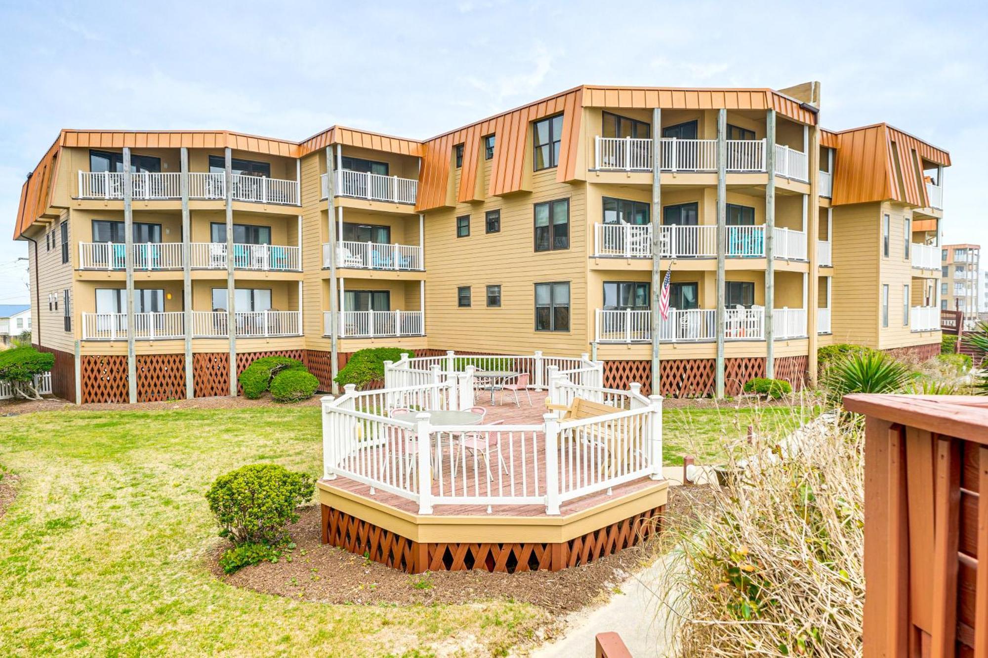 Steps To The Beach Oceanfront Condo With Lanai! North Topsail Beach Exteriér fotografie